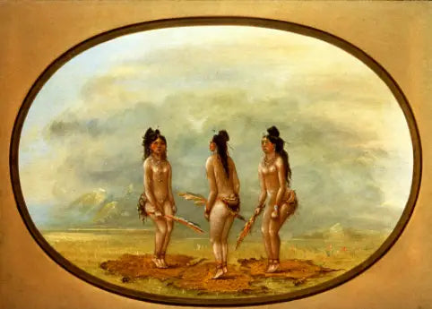 La danse de la beauté - Goo-a-give - George Catlin - Alpha Reproduction