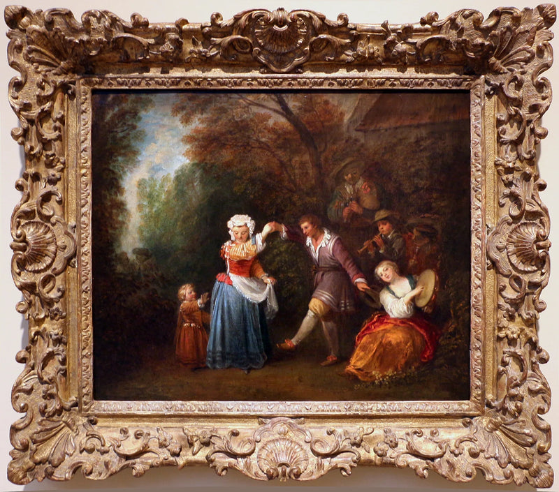 la danza di contadini - Antoine Watteau