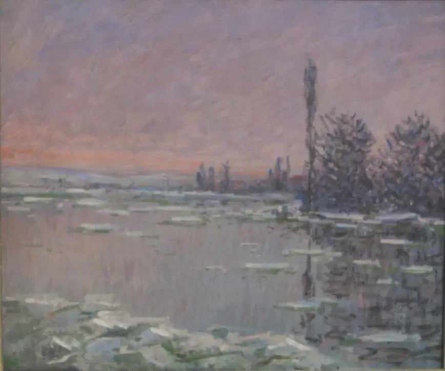 La Débâcle - Claude Monet image 1 copie peinte à la main à l’huile