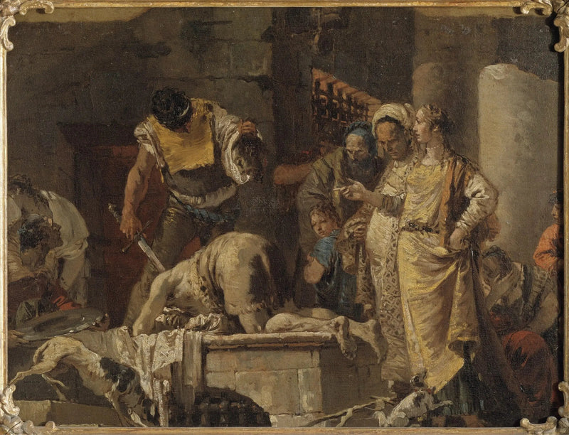 La décapitation de saint Jean-Baptiste - Giovanni Battista Tiepolo