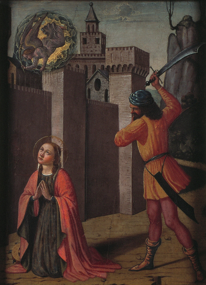 La décapitation de sainte Catherine d'Alexandrie - Pinturicchio