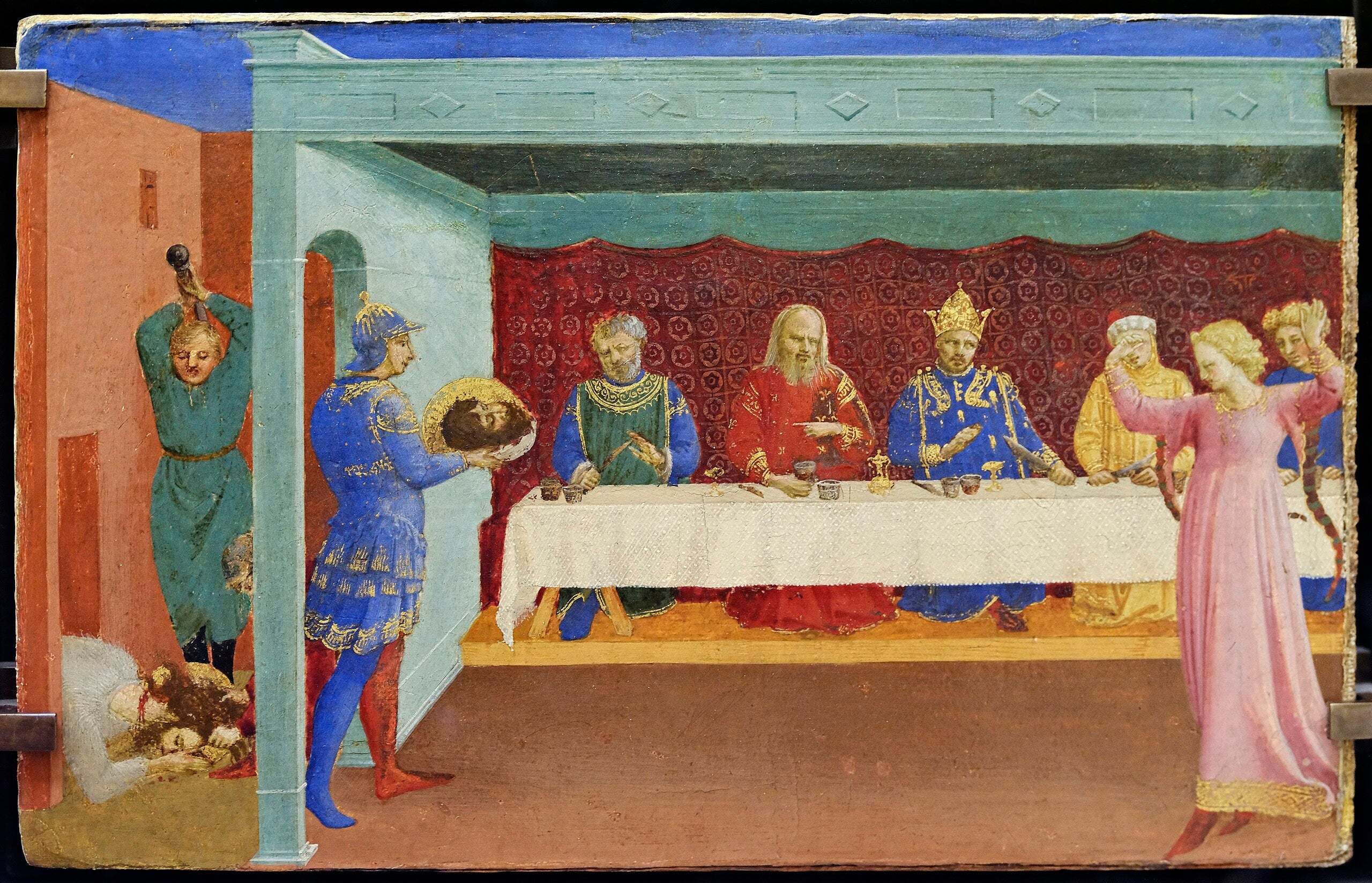 La Décollation de saint Jean Baptiste et le Banquet d'Hérode - Fra Angelico