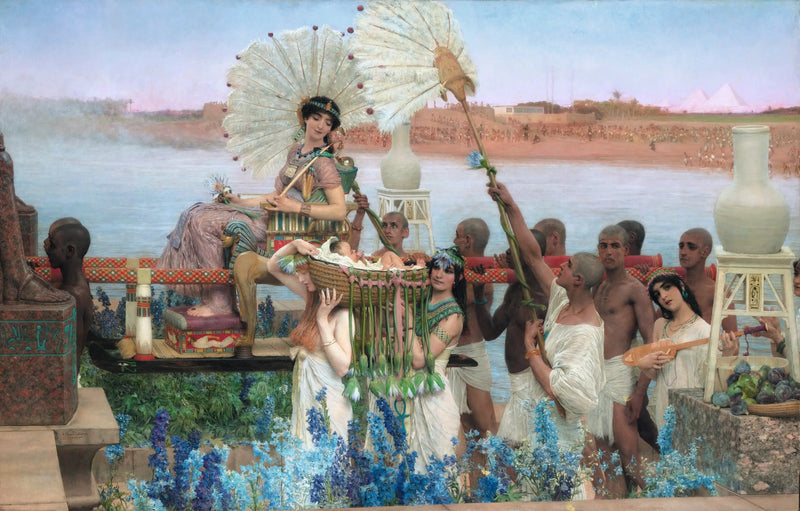 La découverte de Moïse - Lawrence Alma-Tadema
