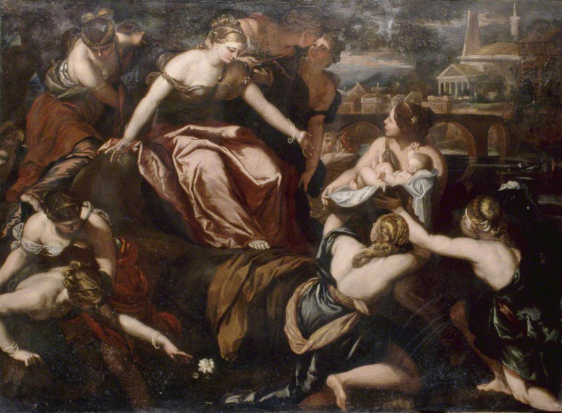 La découverte de Moïse - Luca Giordano