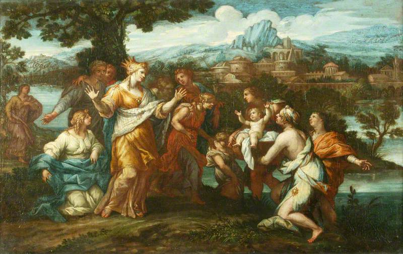 La découverte de Moïse - Pietro da Cortona