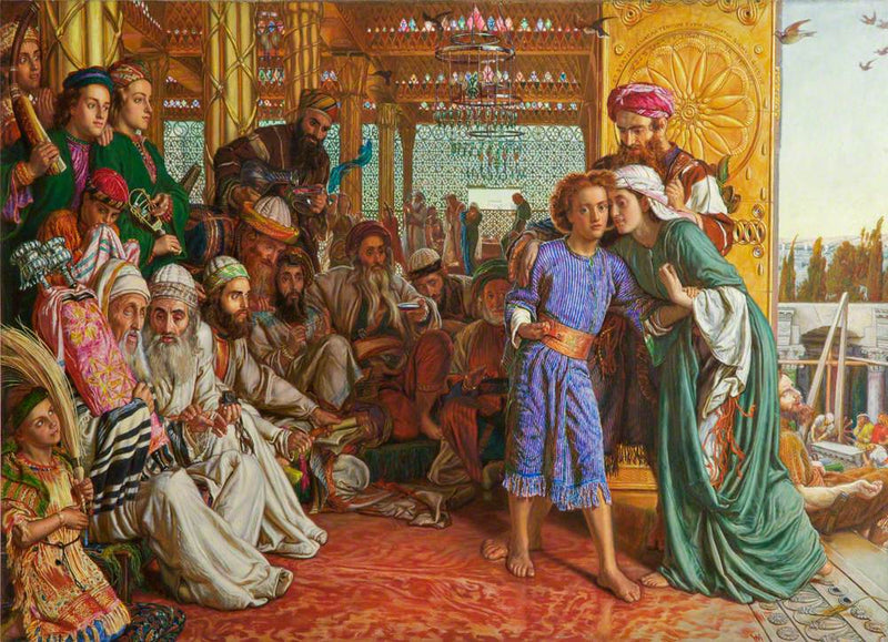 La découverte du Sauveur dans le Temple - William Holman Hunt