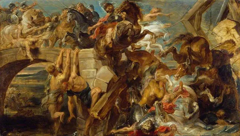 La défaite et la mort de Maxence - Peter Paul Rubens