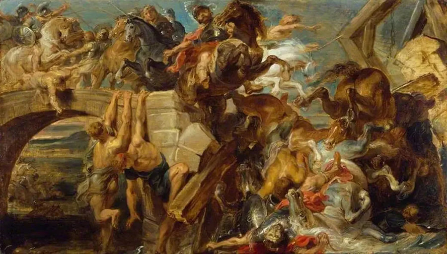 La défaite et la mort de Maxence - Peter Paul Rubens