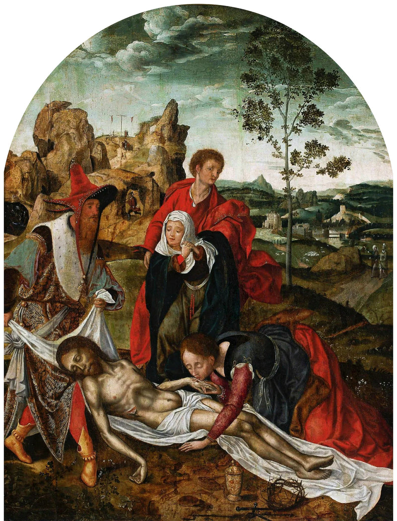 La Déploration du Christ. - Joos van Cleve