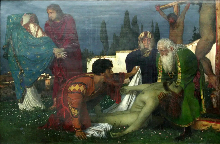 La Déposition - Arnold Böcklin