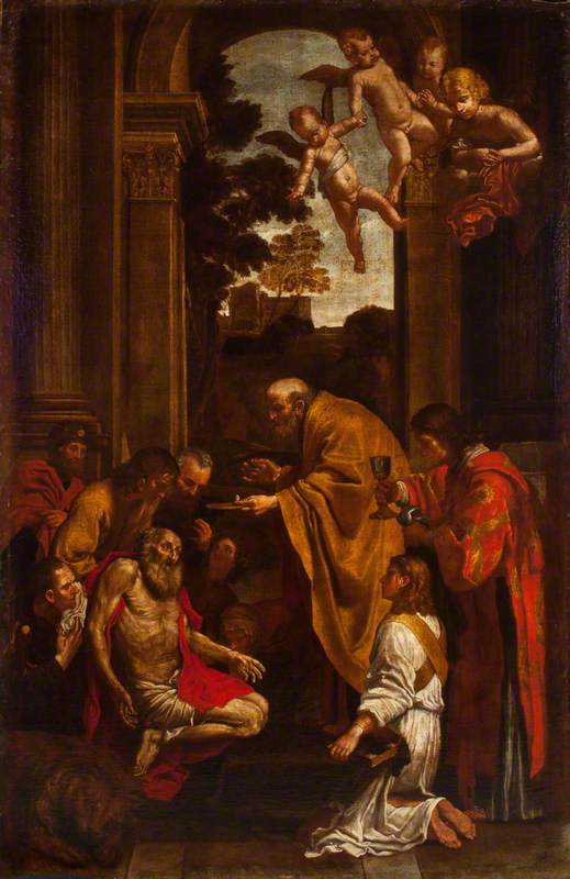 La dernière communion de saint Jérôme - Domenichino - Alpha Reproduction