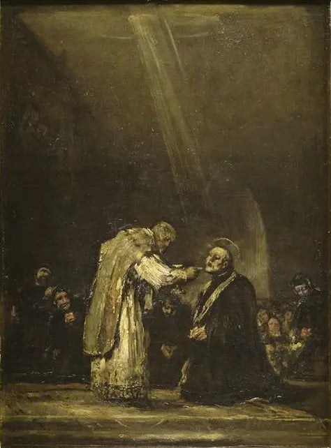 La dernière communion de San José de Calasanz - Francisco de Goya