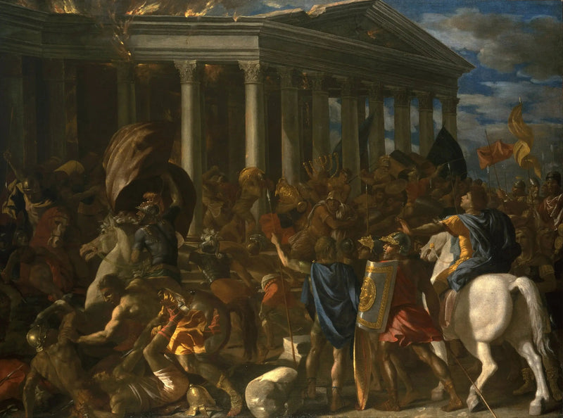 La Destruction du temple de Jérusalem - Nicolas Poussin