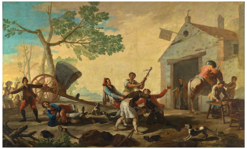 La Dispute à la Nouvelle Vente - Francisco de Goya