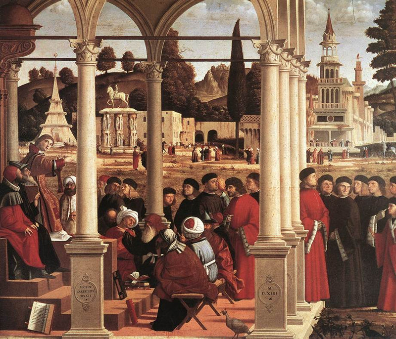 La dispute de saint Etienne - Vittore Carpaccio