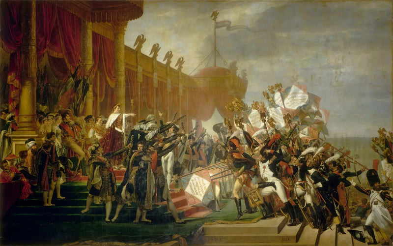 La Distribution des aigles - Jacques-Louis David