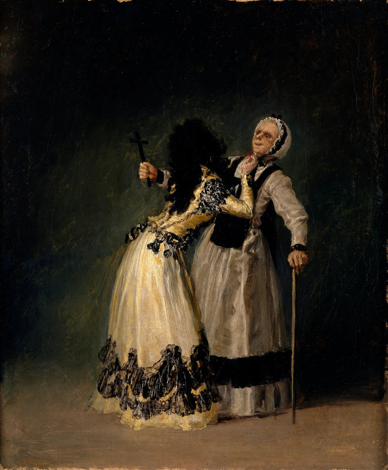 La duchesse d'Alba et la bigote - Francisco de Goya