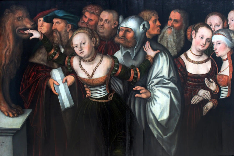 La fable de la bouche de la vérité - Lucas Cranach the Elder