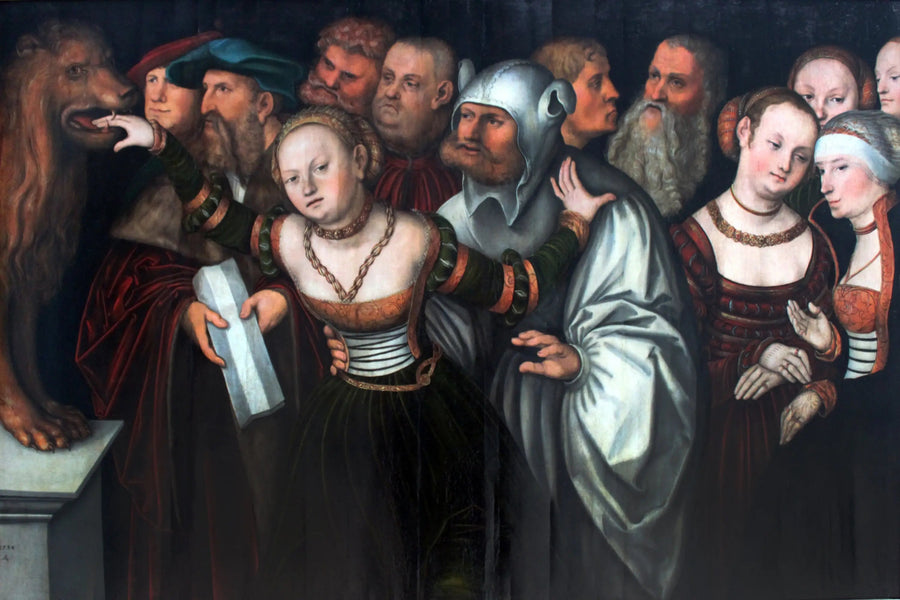 La fable de la bouche de la vérité - Lucas Cranach the Elder