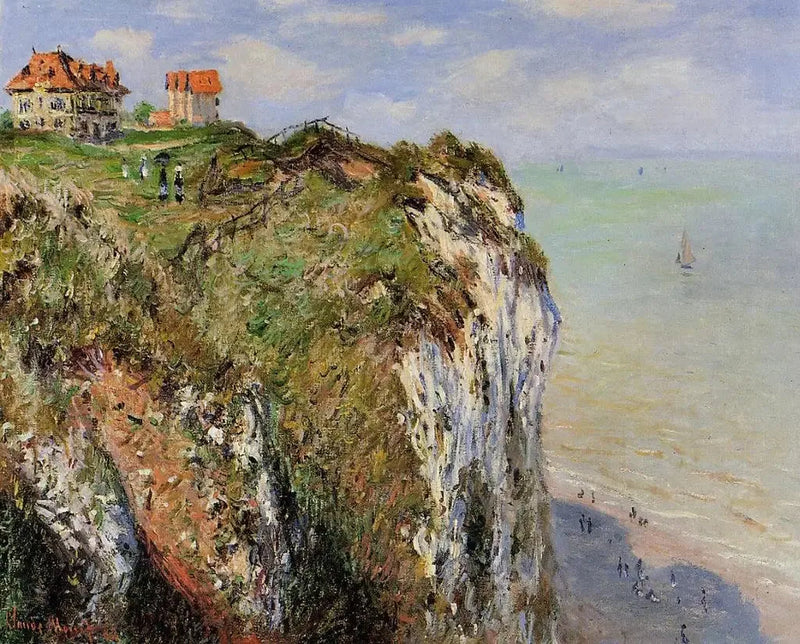 La Falaise à Dieppe - Claude Monet