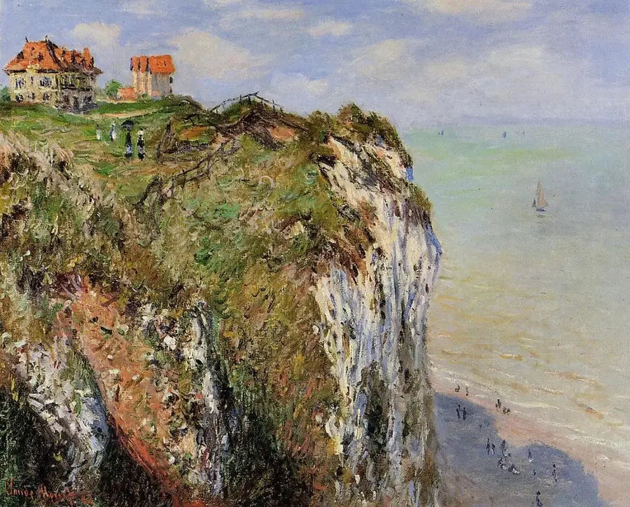 La Falaise à Dieppe - Claude Monet
