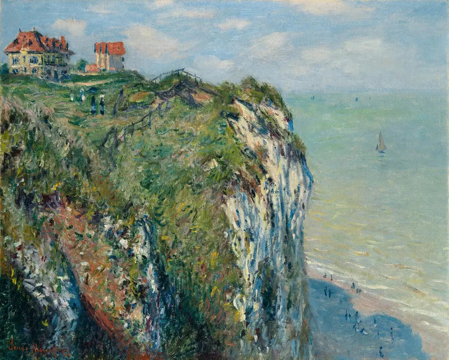 La Falaise à Dieppe - Claude Monet