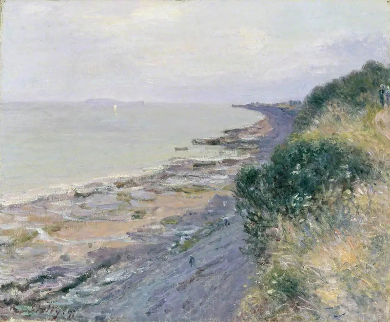 La falaise de Penarth, soir, marée basse - Alfred Sisley