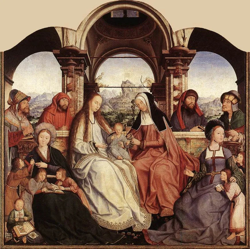 La Famille de Sainte Anne - Quentin Metsys