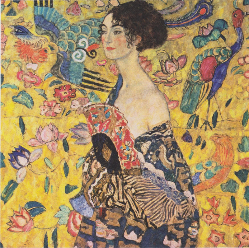 La Femme à l'éventail - Gustav Klimt