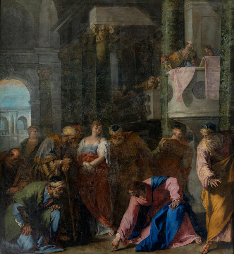 La femme adultère - Sebastiano Ricci