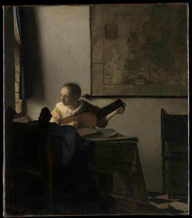 La Femme au luth - Johannes Vermeer