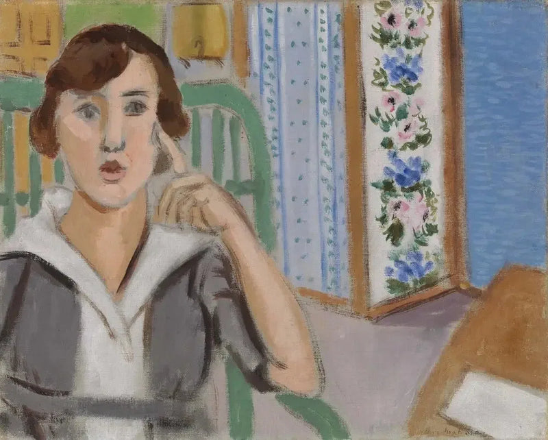 La Femme au paravent - Henri Matisse