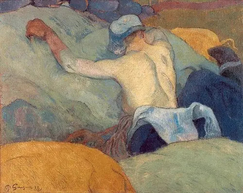 La Femme aux cochons, en pleine chaleur - Paul Gauguin