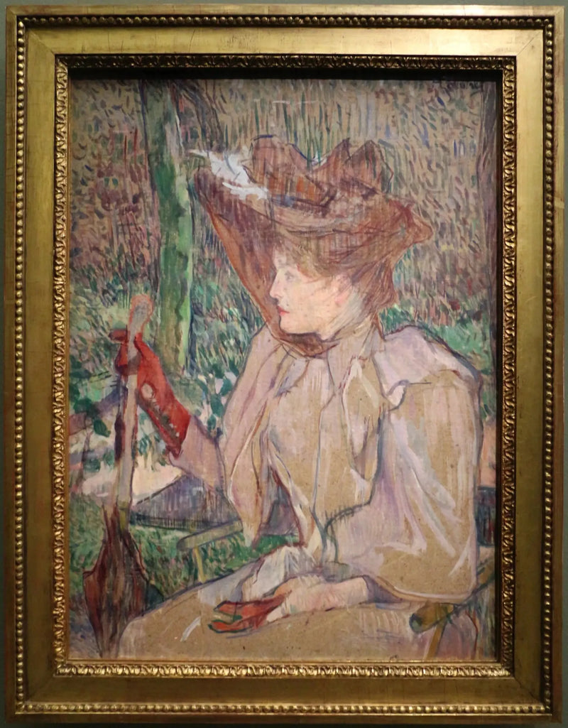 La Femme aux gants - Henri de Toulouse-Lautrec