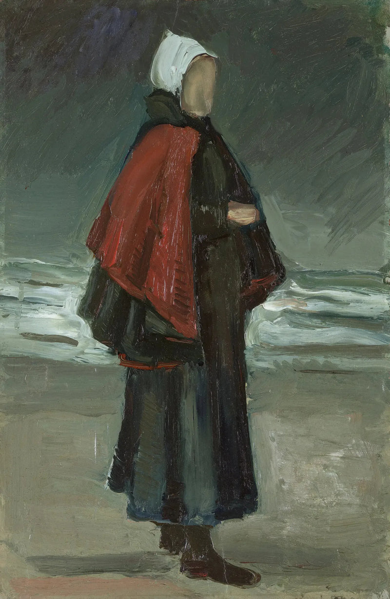 La femme du pêcheur sur la plage - Vincent van Gogh