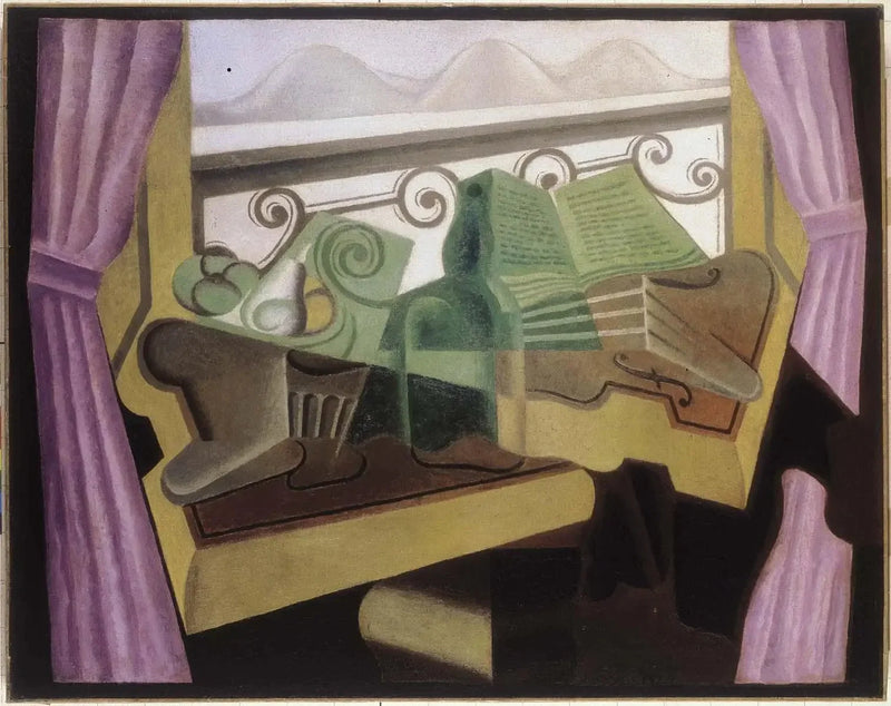 La fenêtre aux collines - Juan Gris