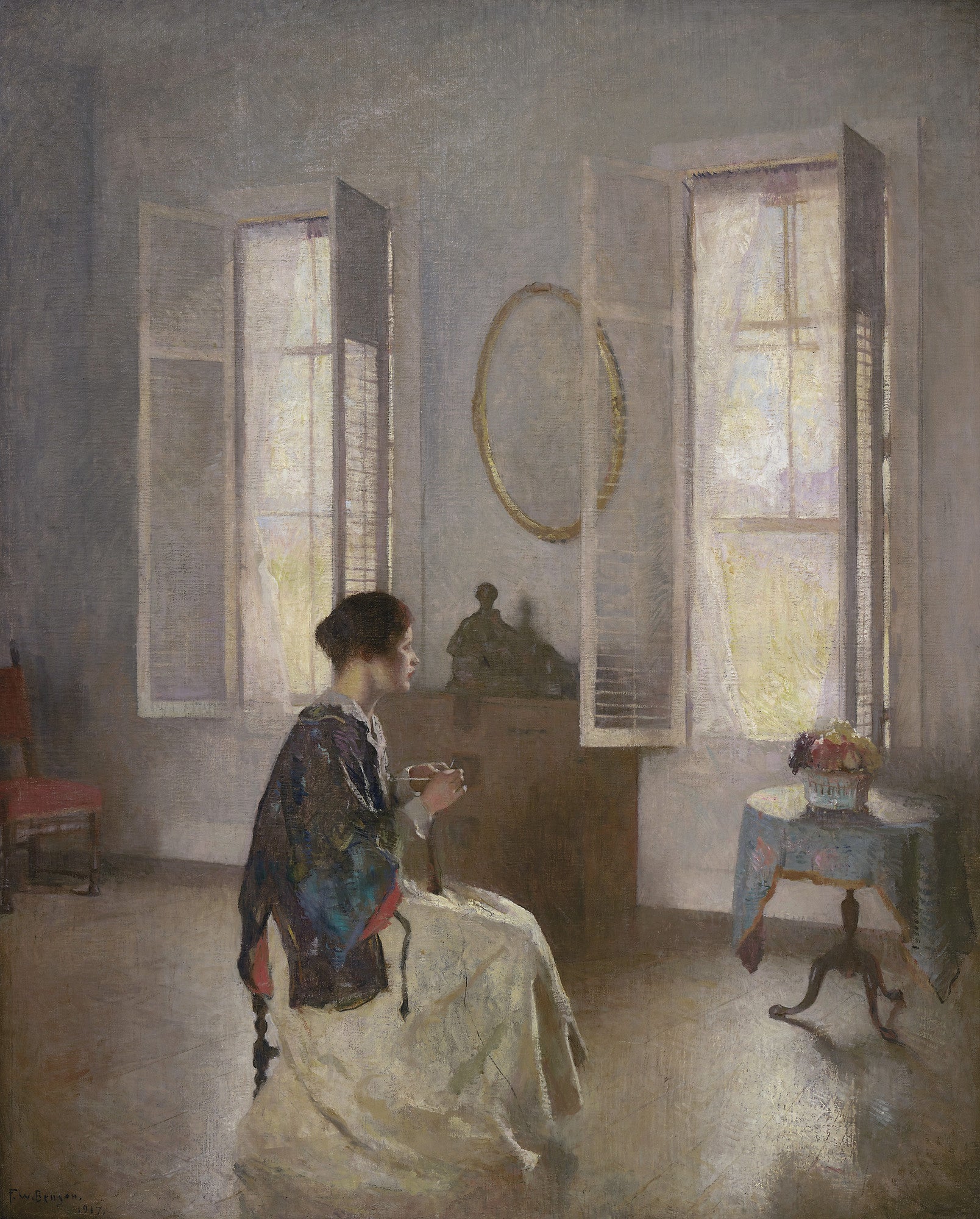 La fenêtre ouverte - Frank Weston Benson