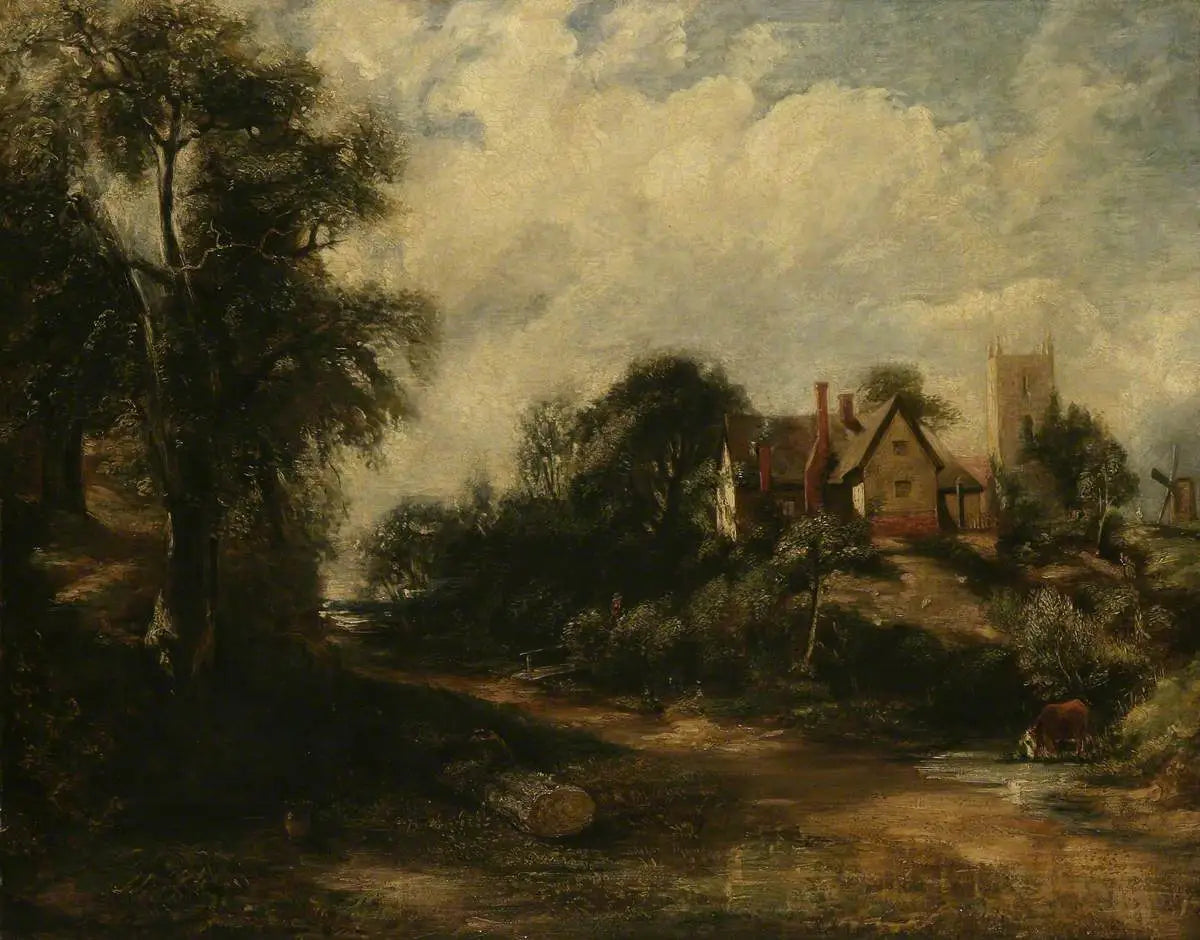 La ferme Glebe - John Constable image 1 reproduction réalisée par Alpha Reproduction