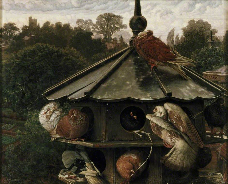 La Fête de Saint Swithin (Le Pigeonnier) - William Holman Hunt
