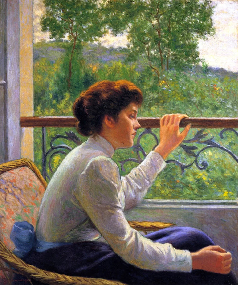 La fille à la fenêtre - Federico Zandomeneghi