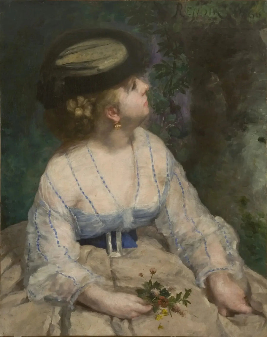 La Fille à l'oiseau - Pierre-Auguste Renoir