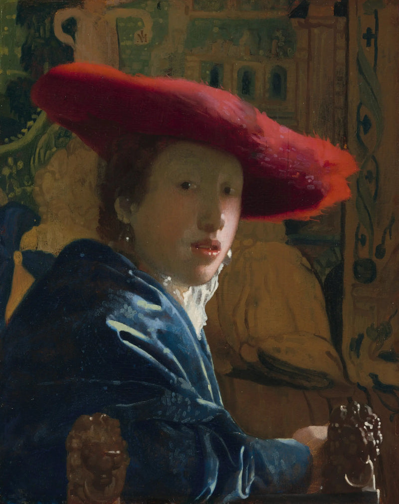 La Fille au chapeau rouge - Johannes Vermeer