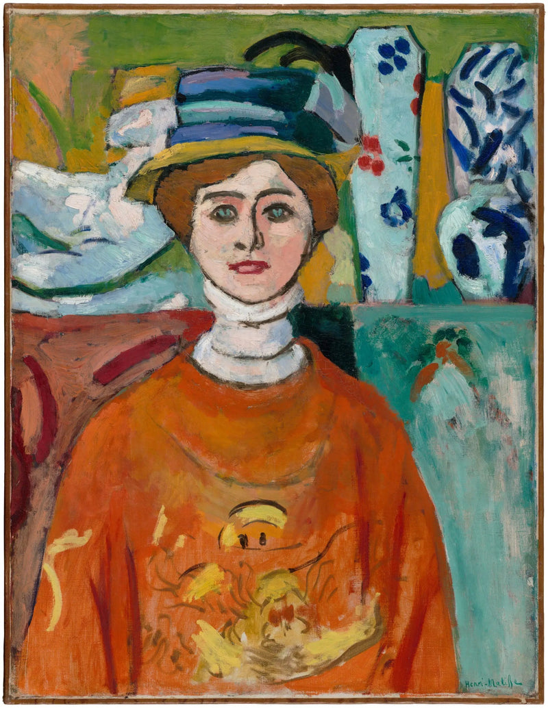 La Fille aux yeux verts - Henri Matisse