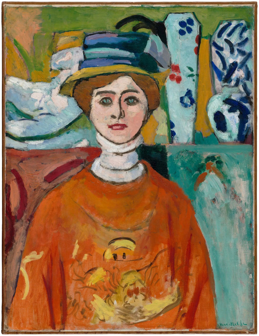 La Fille aux yeux verts - Henri Matisse