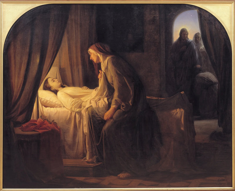 La fille de Jaïrus - Carl Heinrich Bloch
