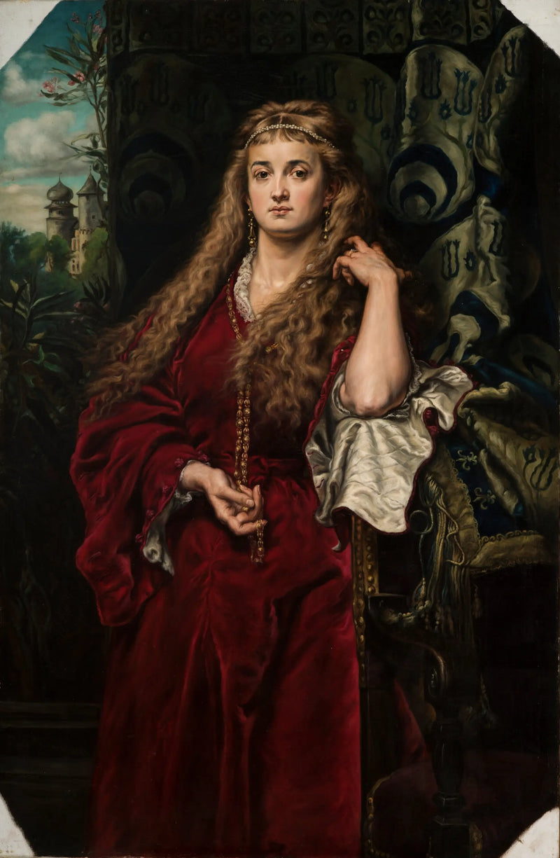 La fille du châtelain - Jan Matejko