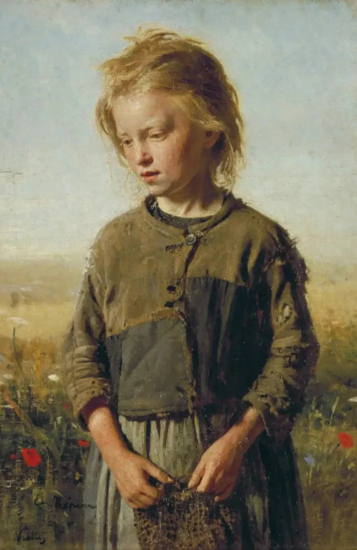 La Fille du pêcheur - Ilya Repin