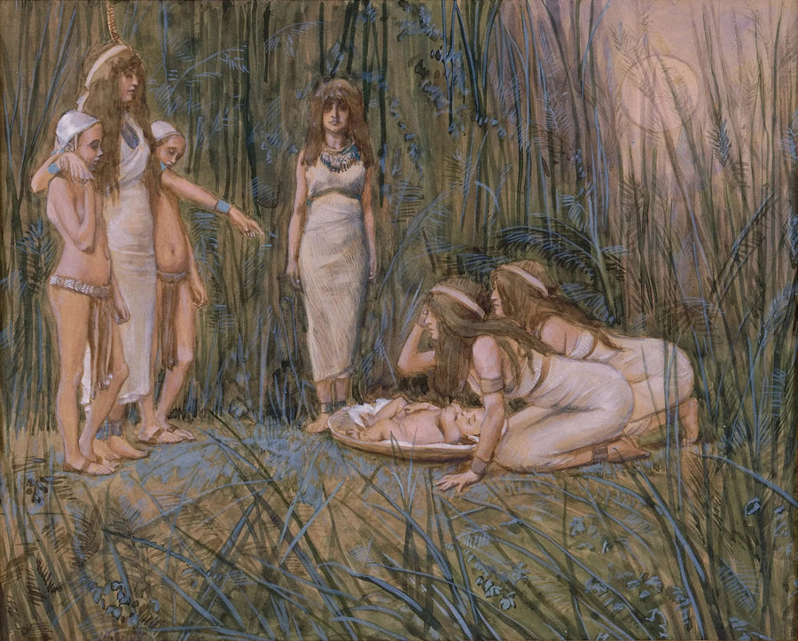La fille du Pharaon reçoit la mère de Moïse - James Tissot