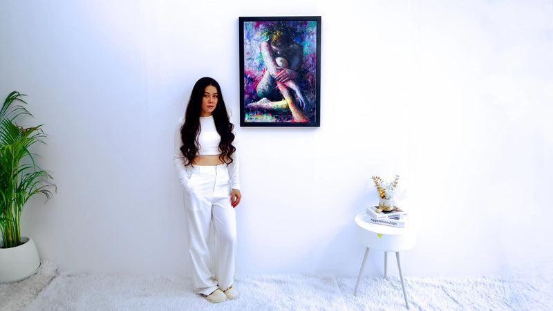 La Fille Pourpre | 50 x 70 cm