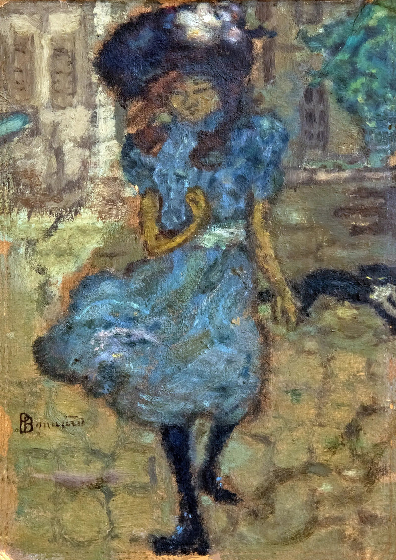 La Fillette au chat - Pierre Bonnard